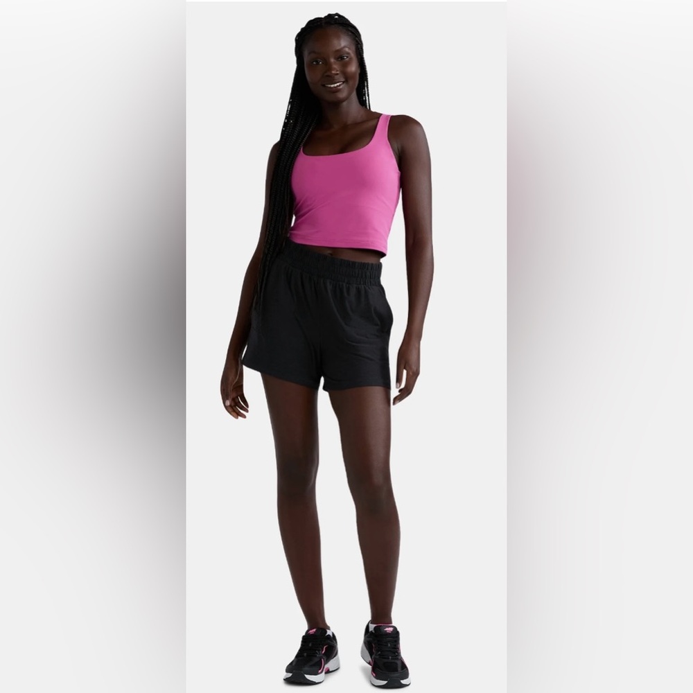 Avia Women’s SoftSculpt Longline Cropped Sports Bra, Women’s - Picture 2 of 6